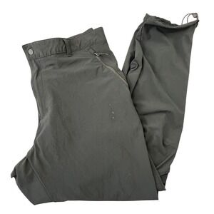 Columbia Mens Fir Ridge Hiking Trail Pants Size‎ 38 Black Ripcord Ankle Outdoors